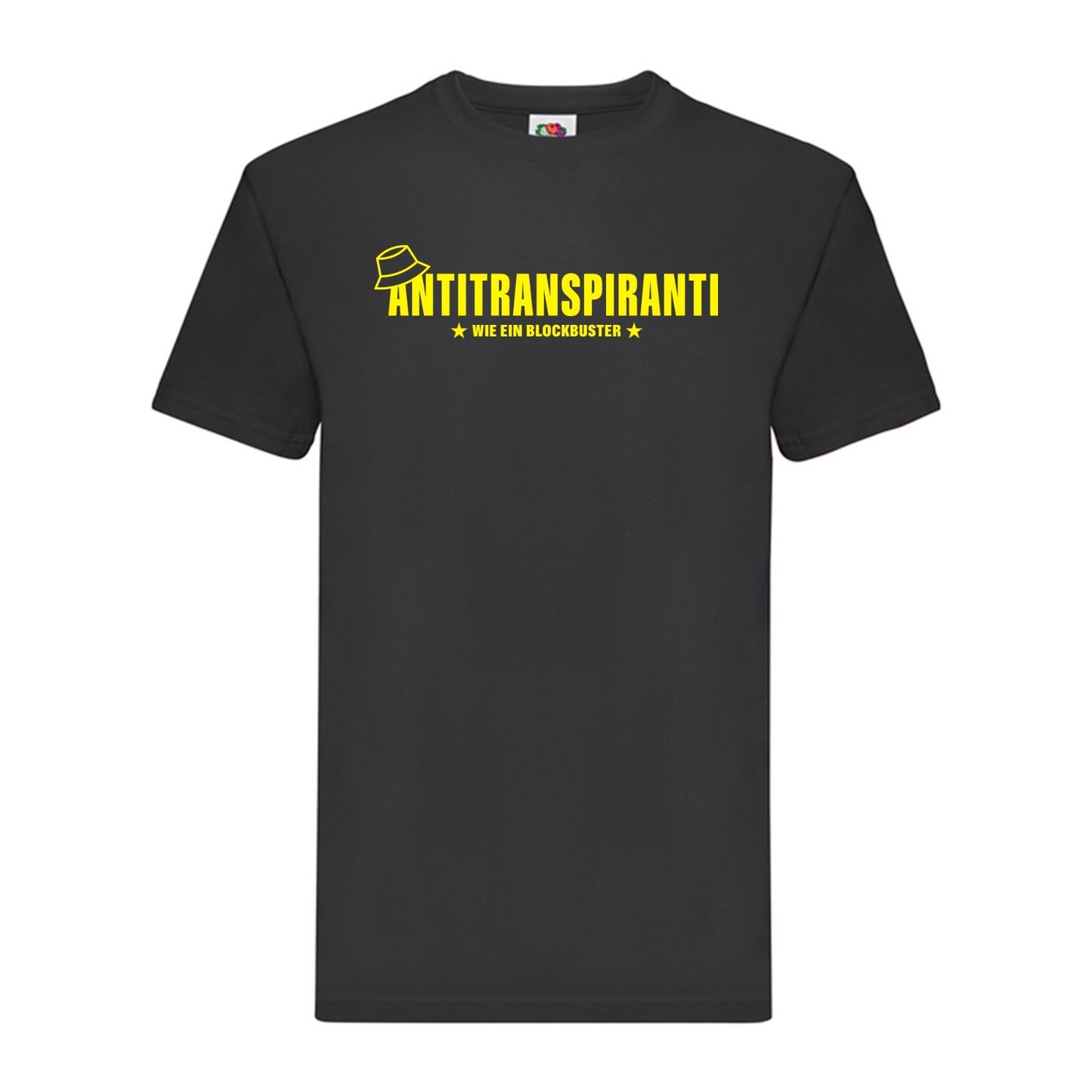 Antitranspiranti - BlockbusterShirt - SchwarzGelb